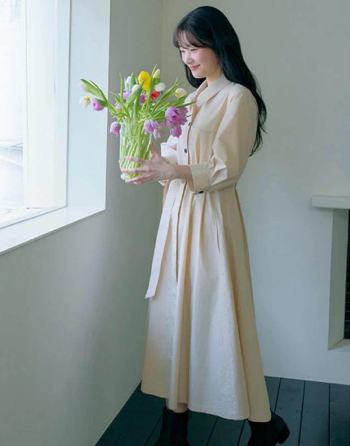 온앤온 7부 소매 원피스 3