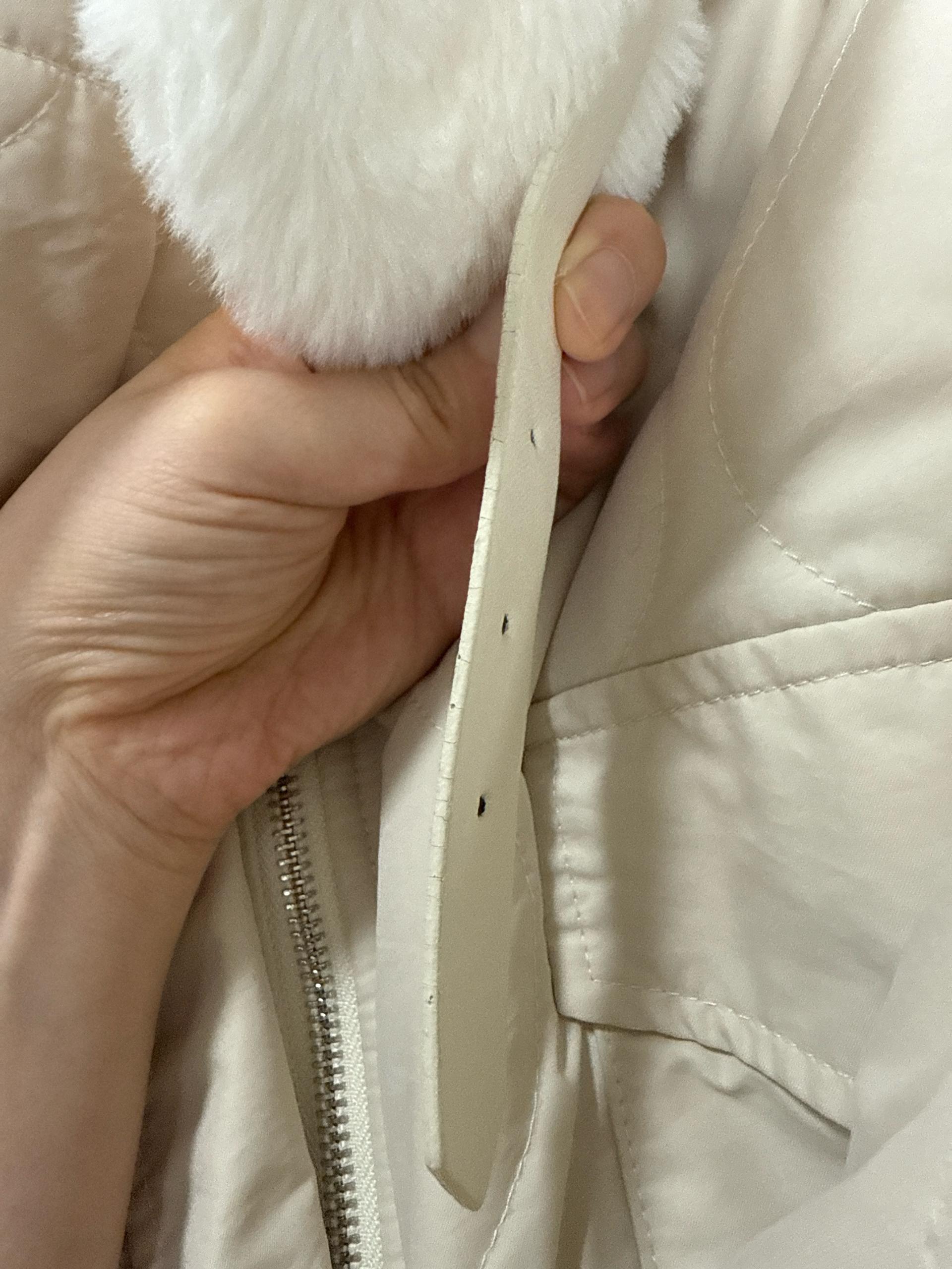 퍼 안감 퀼팅 무스탕 점퍼 아이보리 5