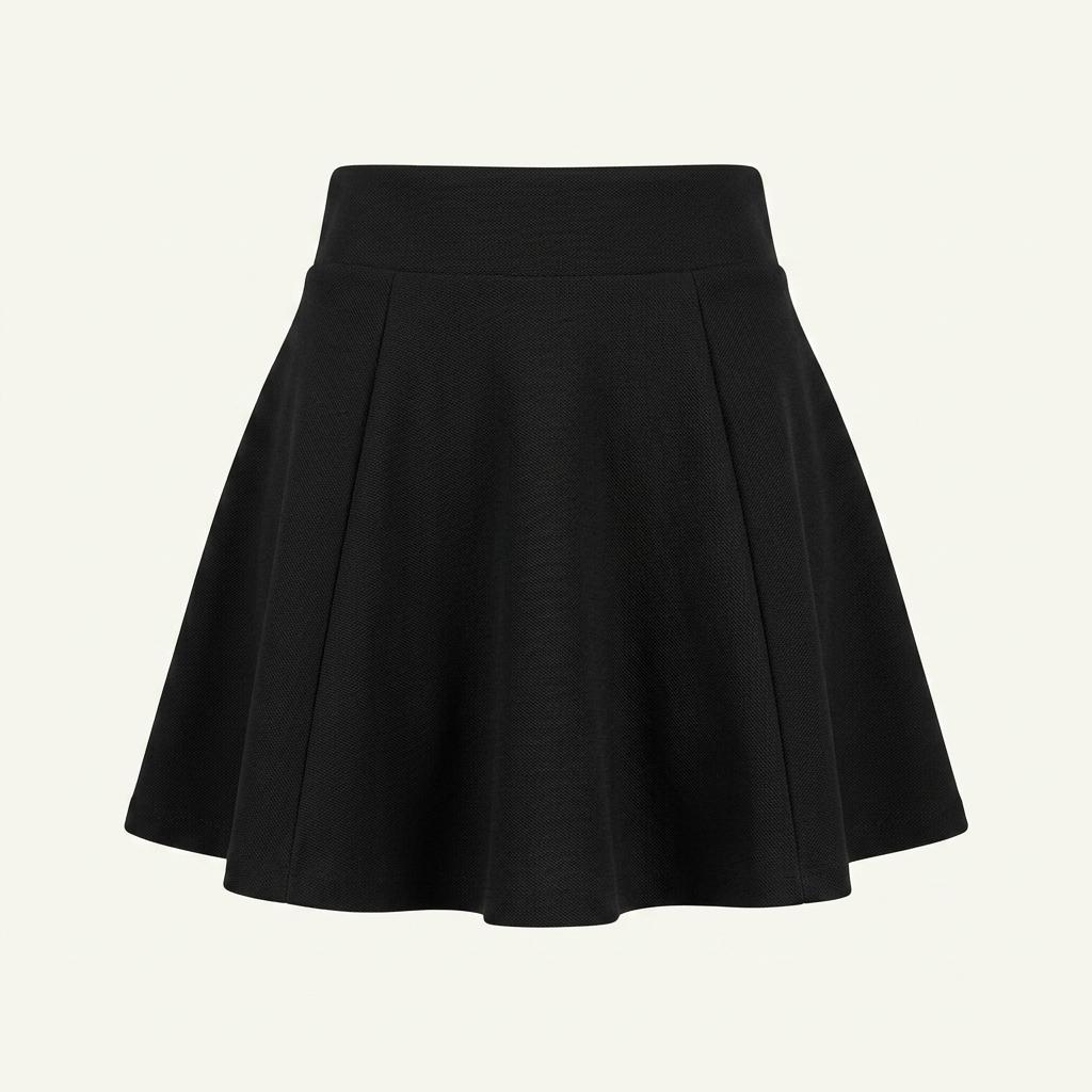 ULMIA 블랙 플레어 미니 스커트 1
