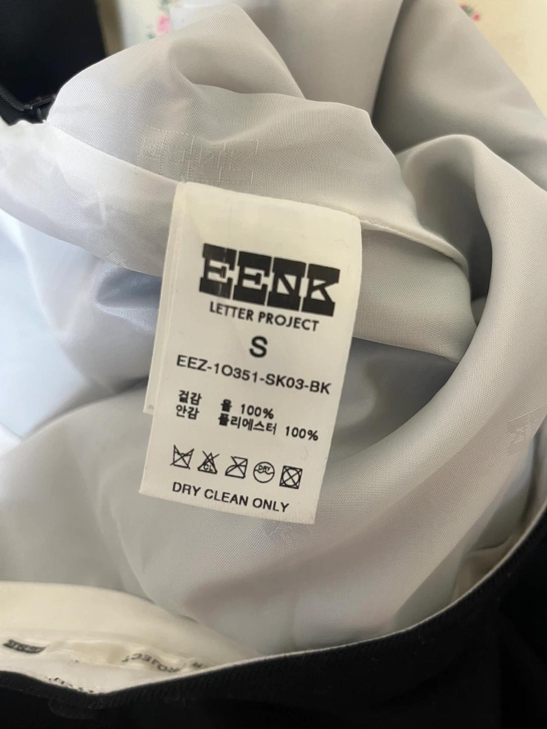 EENK 잉크 블랙 스커트 S 6