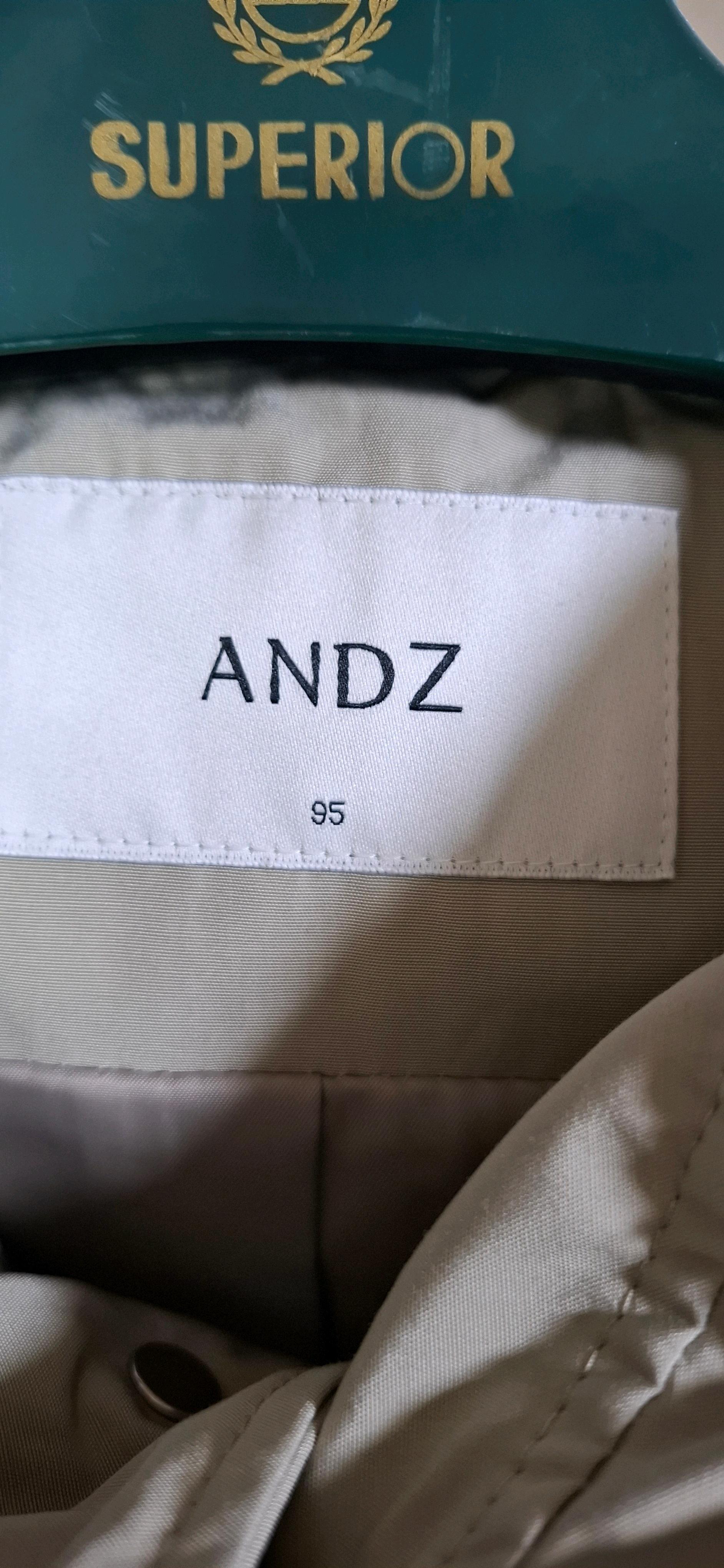 새상품) ANDZ 베이지 후드 트렌치 코트 착샷 6