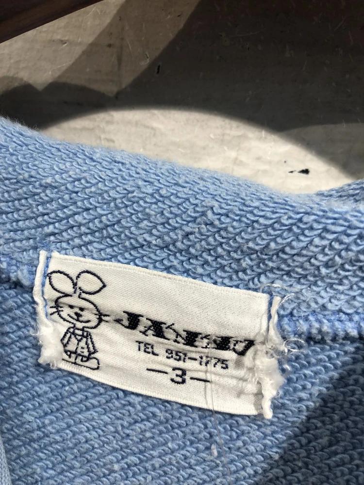 Blue sleeveless zip up hoodie 5