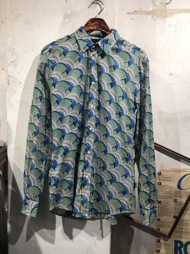 Just Cavalli green patterned shirt 6