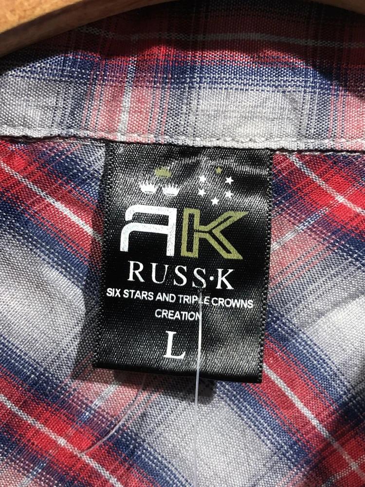 Russ.k red short sleeve shirt 5