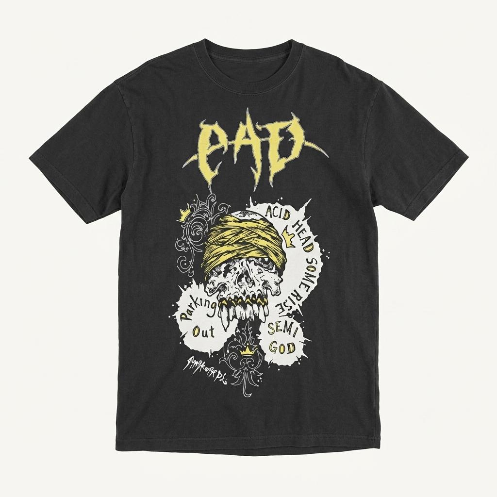 Printstar black short sleeve t-shirt 1
