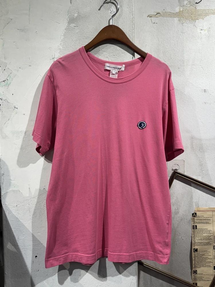Comme Des Garcons Shirt pink short sleeve t-shirt 3