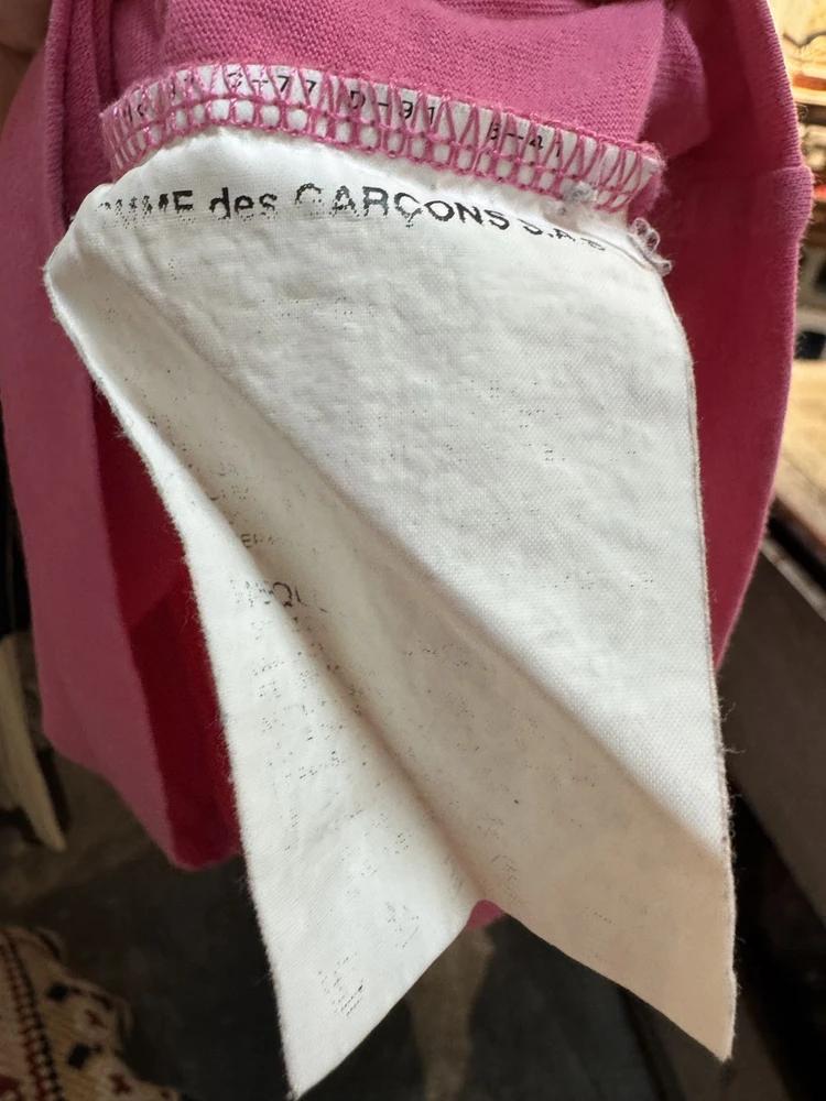 Comme Des Garcons Shirt pink short sleeve t-shirt 10
