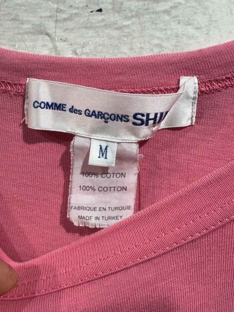 Comme Des Garcons Shirt pink short sleeve t-shirt 9