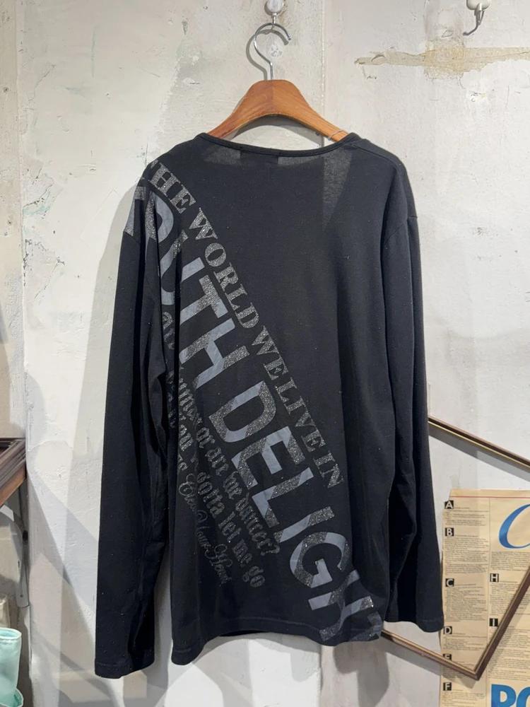 Sorridere black long sleeve t-shirt 6