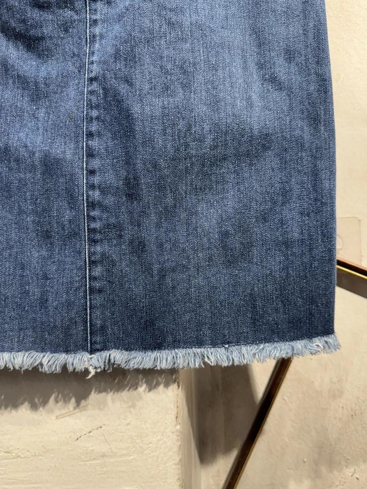 Bming Life Store denim midi skirt 5