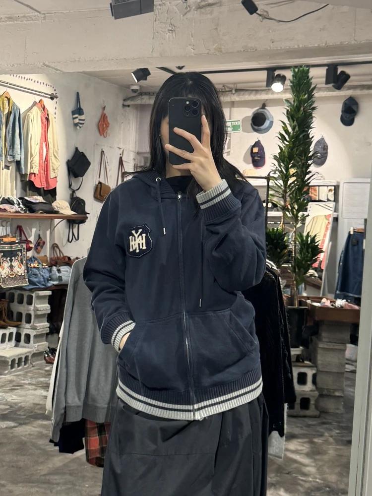 Tommy Hilfiger navy zip-up hoodie 3