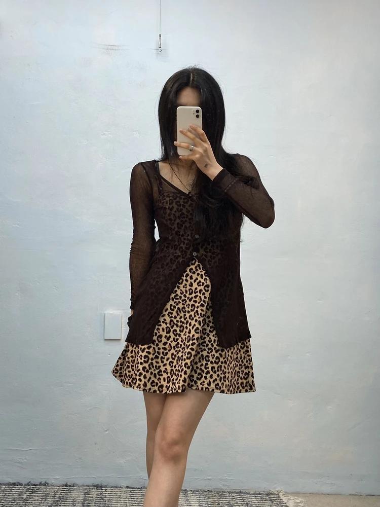 H&m brown leopard mini onepiece 5