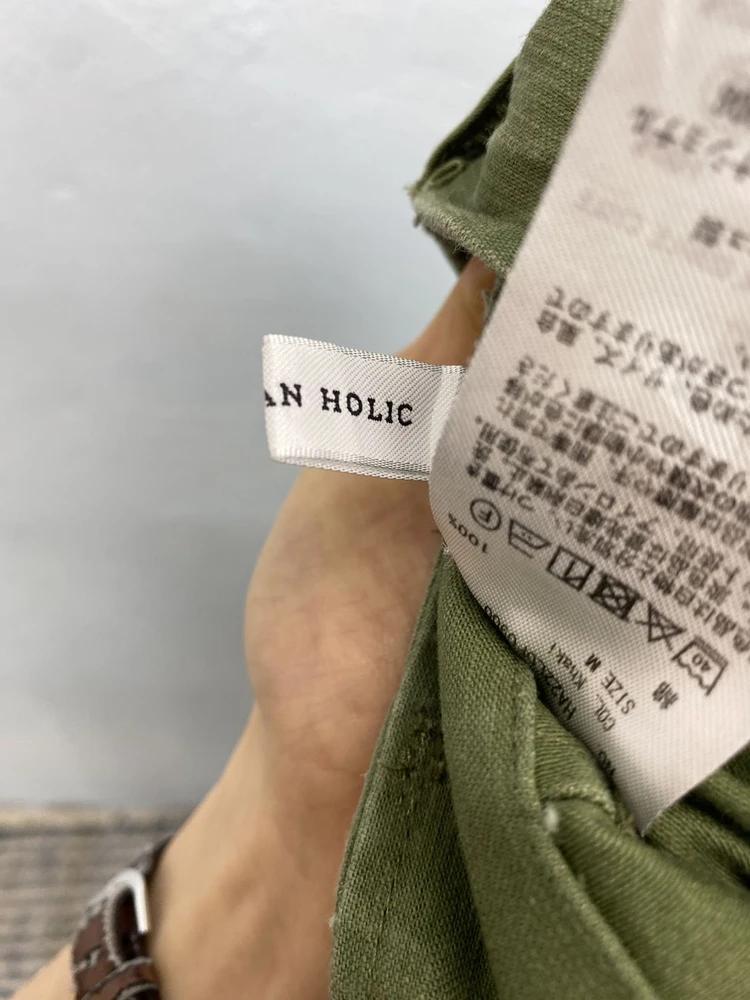 Olive green cotton fatigue pants 10