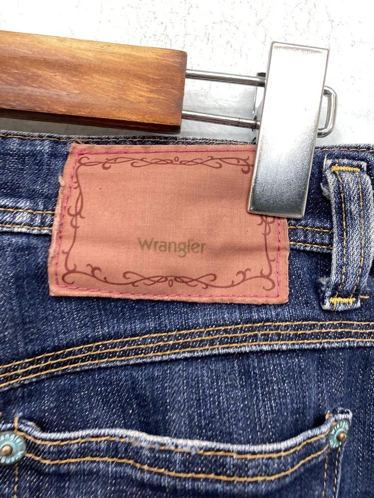 Wrangler dark blue low rise bootcut jeans 10