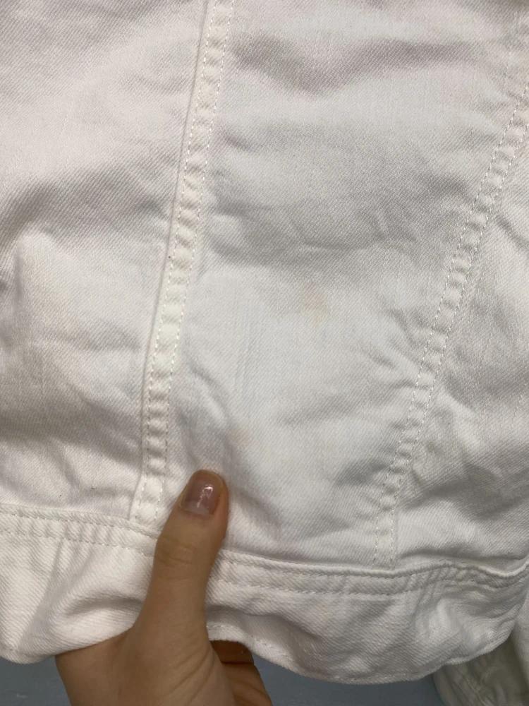 Levi Strauss & Co white denim jacket 9