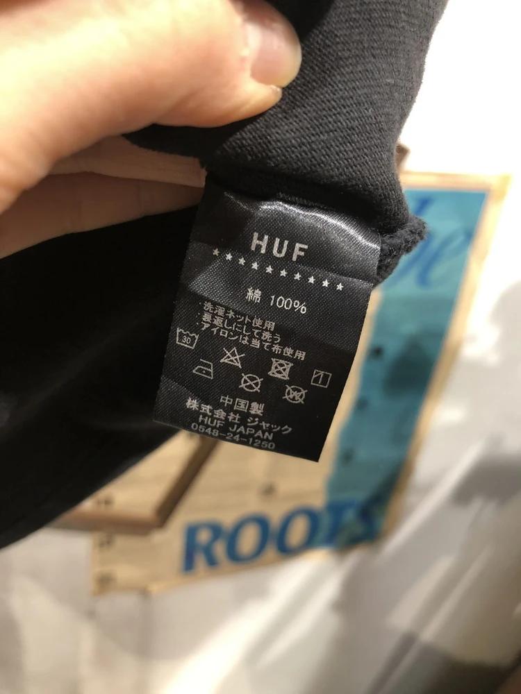 Huf black long sleeve t-shirt 6