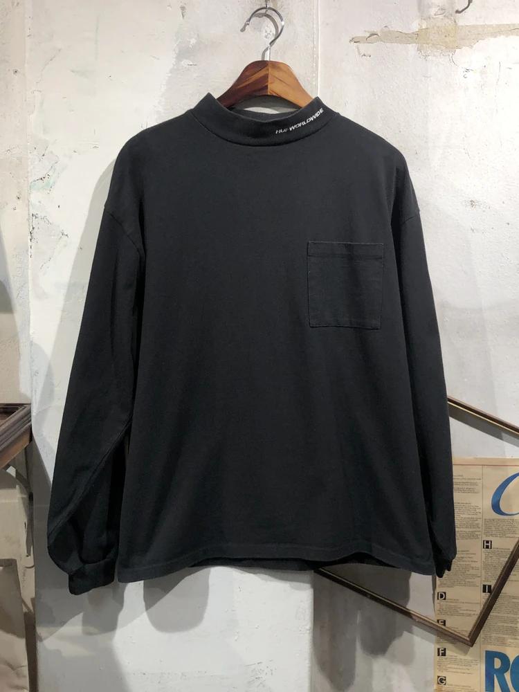 Huf black long sleeve t-shirt 3