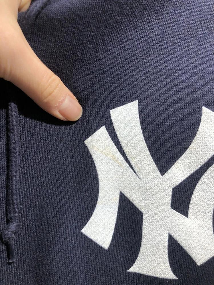 Majestic Athletic navy hoodie 4