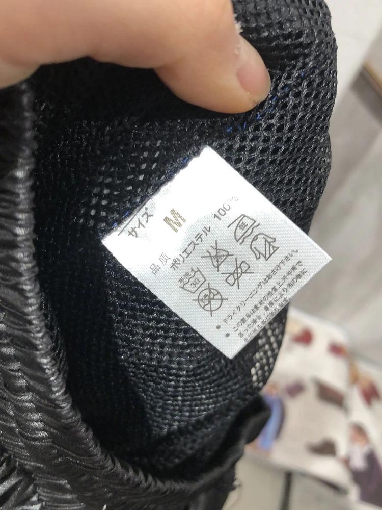Black leg graphic nylon track pants 6