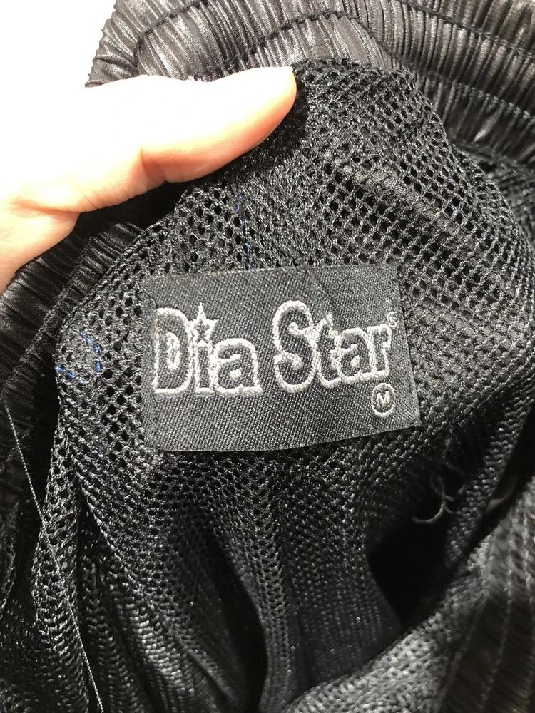 Black leg graphic nylon track pants 5
