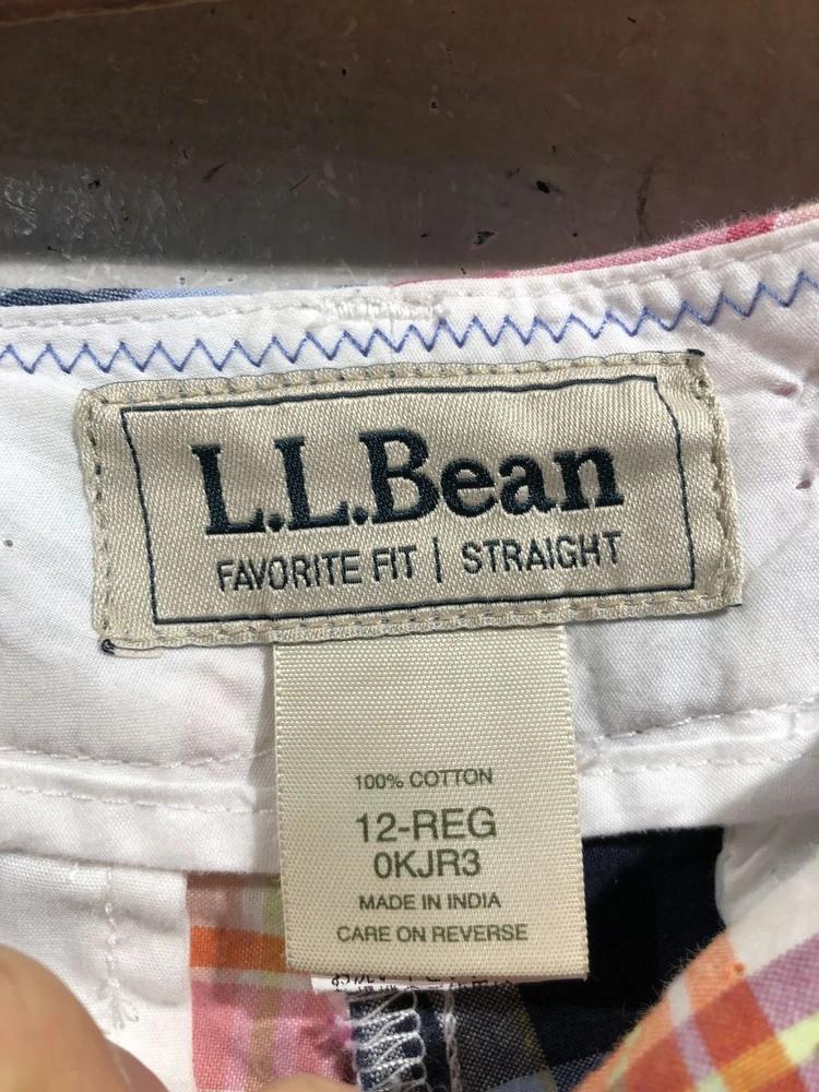 L.l.bean colorful patchwork shorts 5