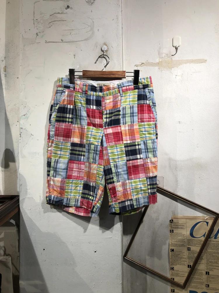 L.l.bean colorful patchwork shorts 3