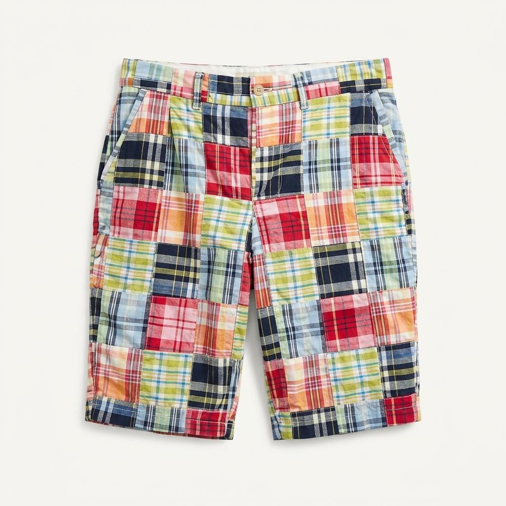 L.l.bean colorful patchwork shorts 1