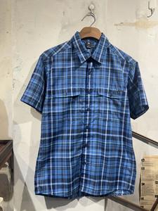 Montbell blue check short sleeve shirt 2