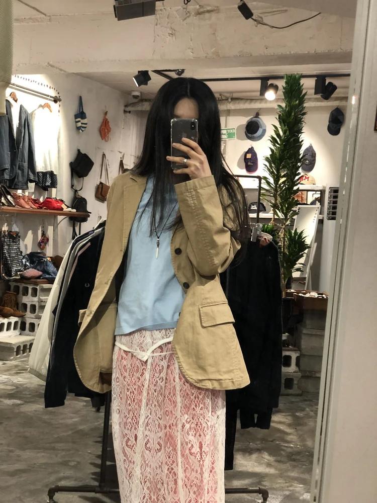Rykiel beige blazer 3