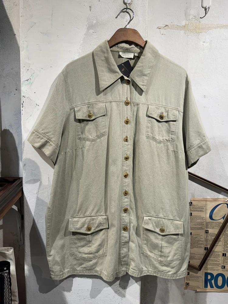 Peter Hahn beige short-sleeve shirt 3