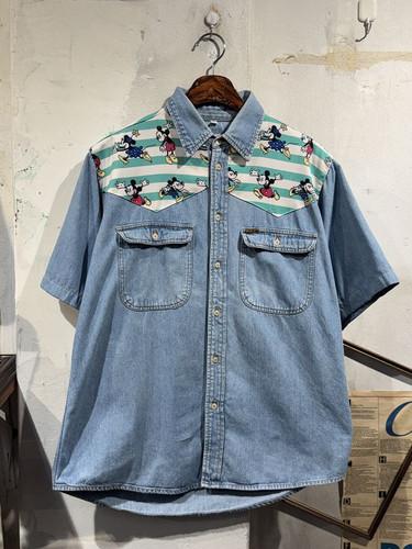 Rifle mickey mouse denim shirt 8