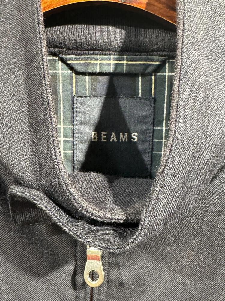 Beams navy bomber jacket_f 7