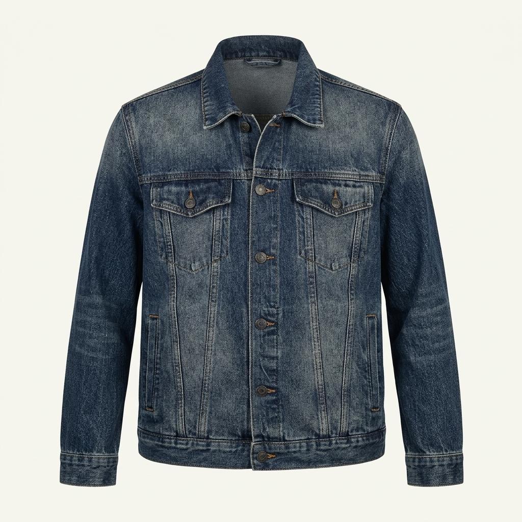 Person's denim jacket 1