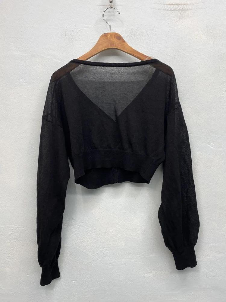Olive Des Olive black cardigan 9