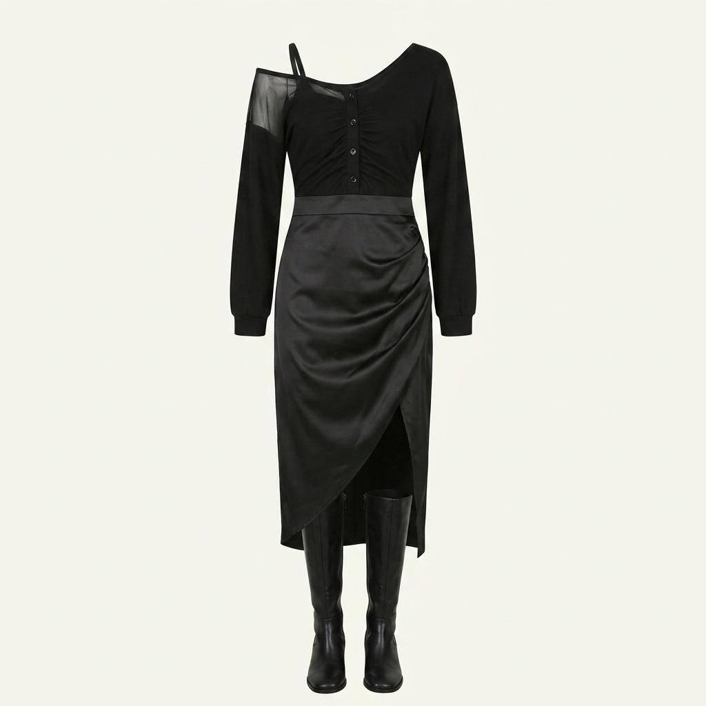 Olive Des Olive black cardigan 1