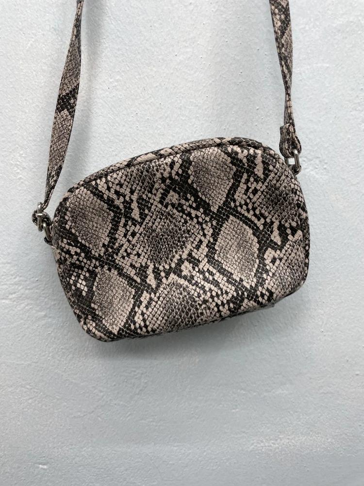 Grey snake pattern crossbody bag# 6