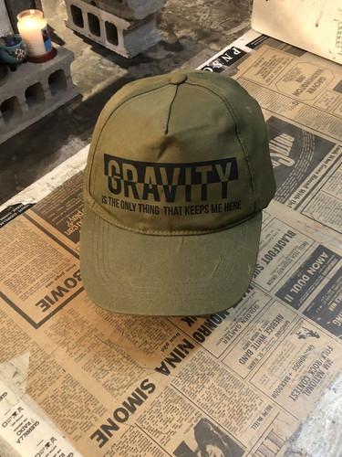 Olive green gravity graphic cap 10