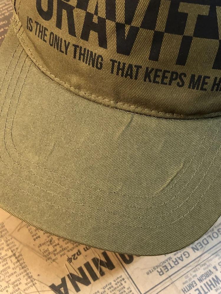 Olive green gravity graphic cap 7