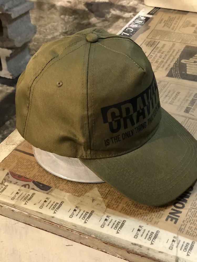 Olive green gravity graphic cap 6