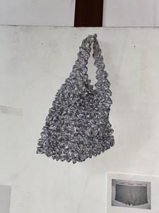 Metallic silver popcorn bubble mini bag 2
