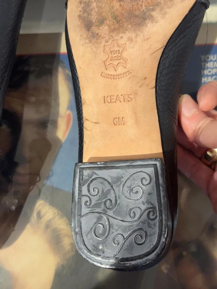 Brighton black leather loafers 7