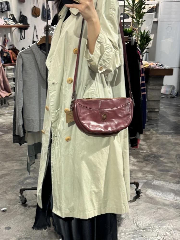 Aigner wine crescent crossbody bag 7