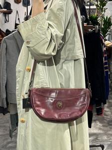 Aigner wine crescent crossbody bag 2