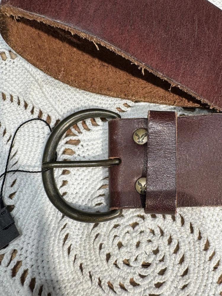 Brown cut-out belt 4