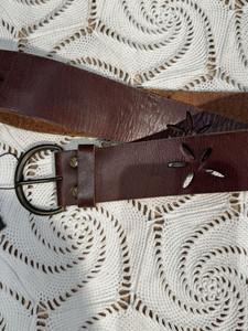 Brown cut-out belt 2