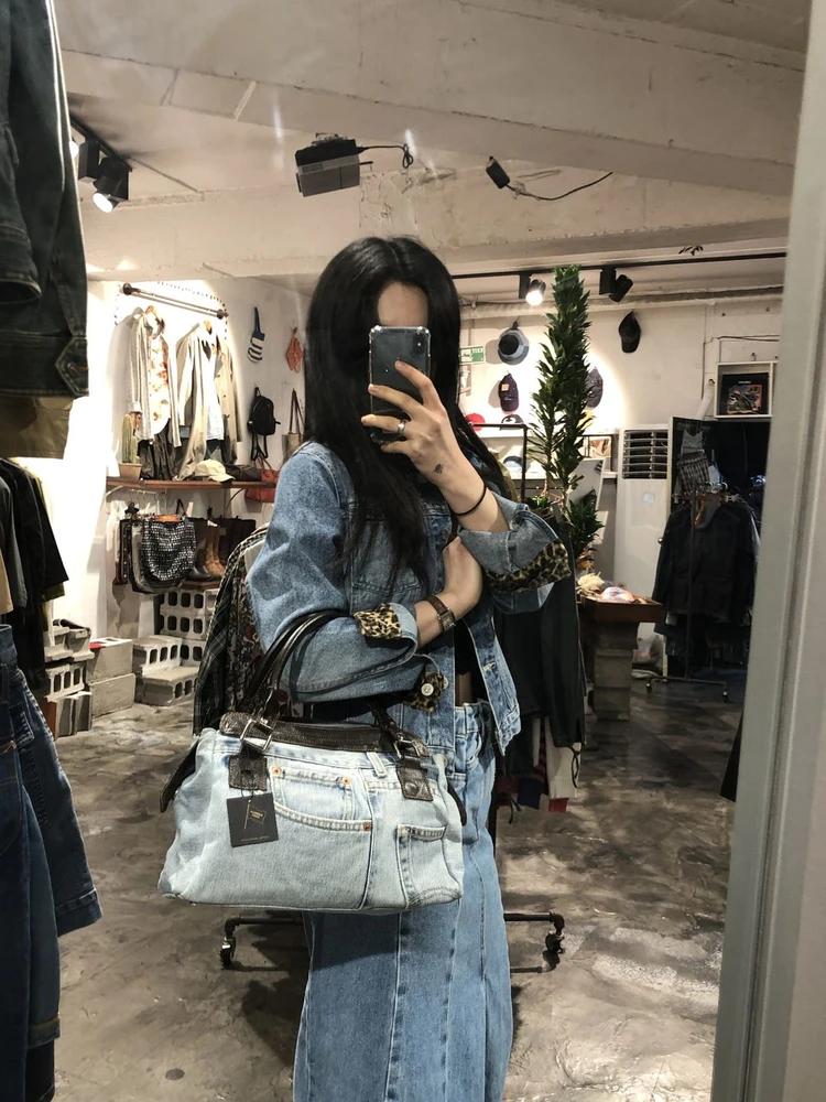 Denim tote bag 5