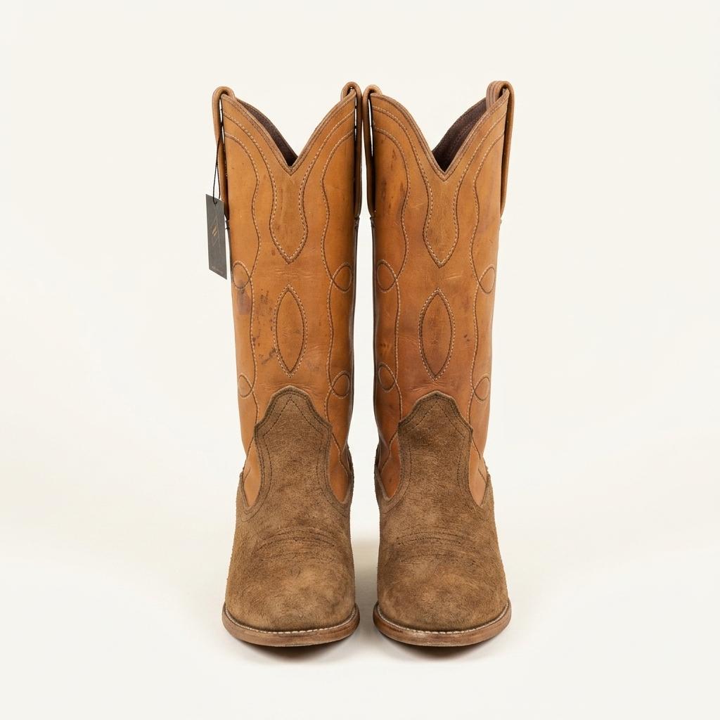 Pointed-toe western boots 1