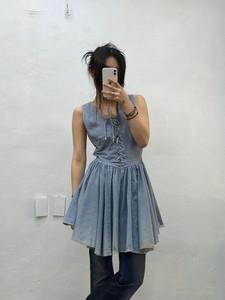 Ragazza light blue corset style denim dress* 2