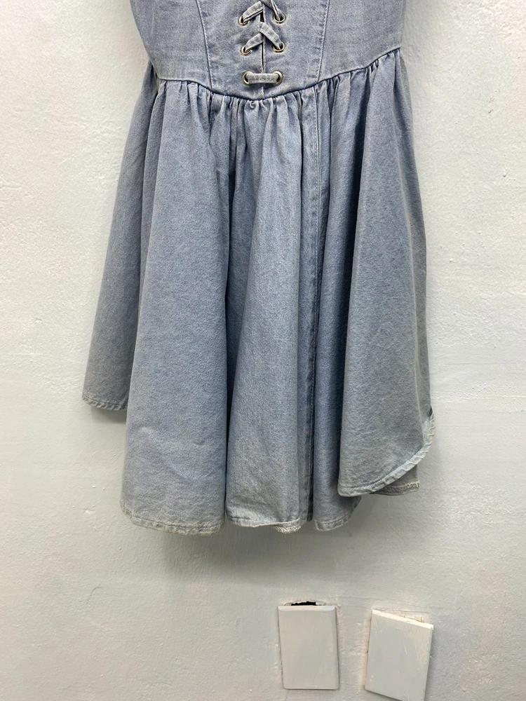 Ragazza light blue corset style denim dress* 9