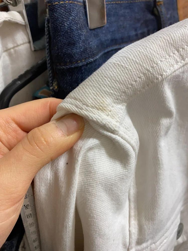 Levi Strauss & Co white denim jacket* 11